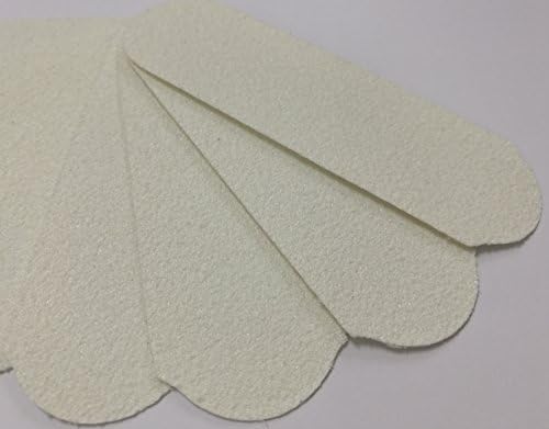 60 GRIT Stainless Steel Pedicure File Refill Pads, 60 Count (60 GRIT White) by LEDMask