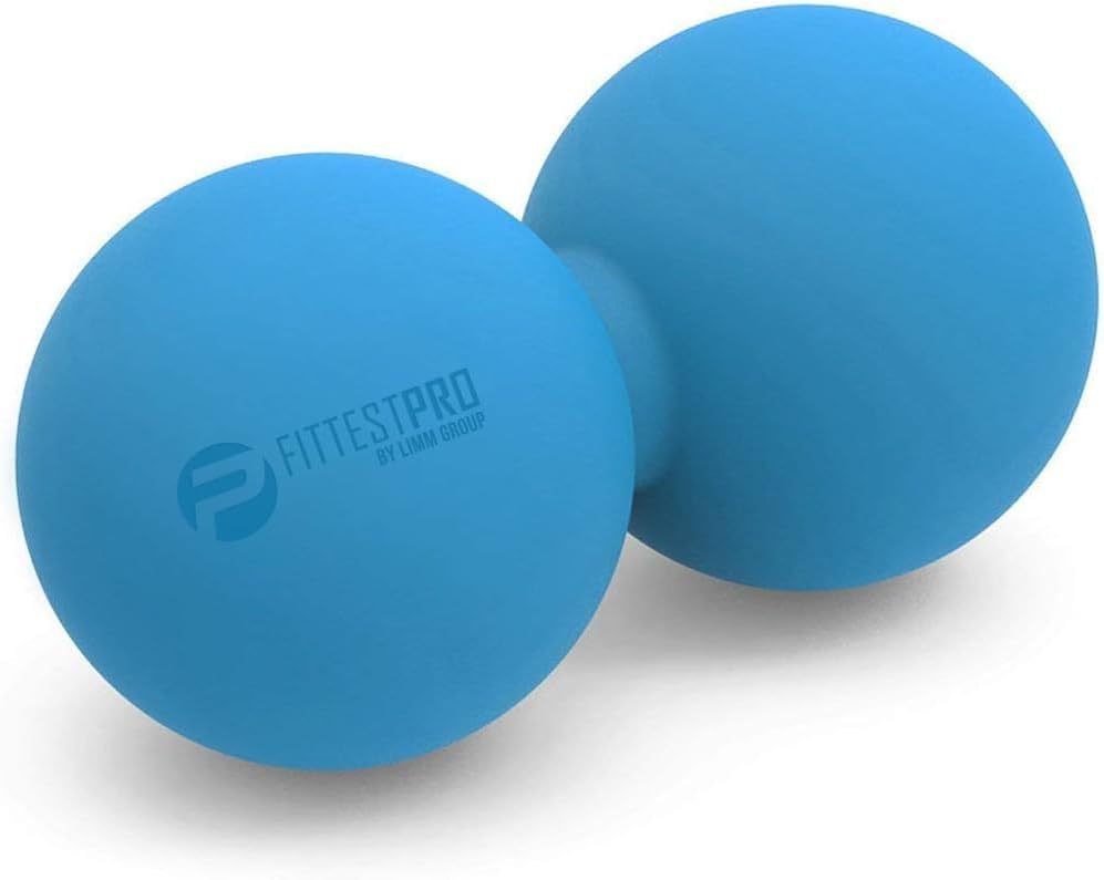 Peanut Massage Ball - Double Lacrosse Massage Ball & Mobility Ball for Physical Therapy - Deep Tissue Massage Tool for Myofascial Release, Muscle Relaxer, Acupoint Massage by Limm