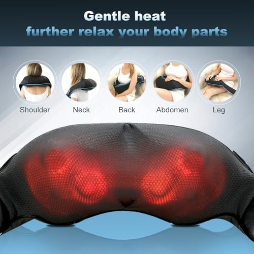 Mo Cuishle Shiatsu Back Shoulder and Neck Massager with Heat, Gifts for Mom - Image 4
