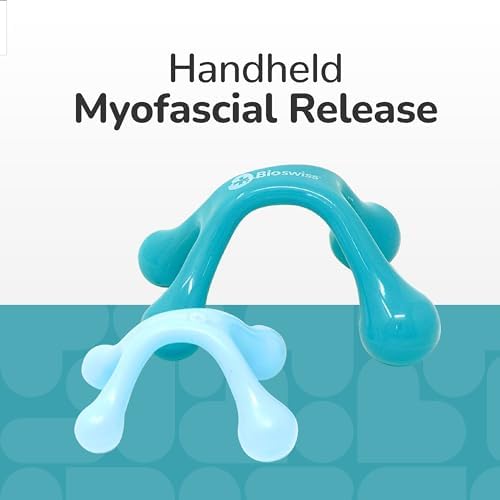 BioSwiss 2-Pack Handheld Full Body Massager, 4-Leg Pressure Point Tool for Back, Neck, and Shoulder, Includes 1 Large and 1 Small - Image 4
