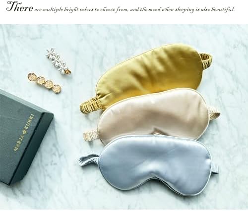 [1 Pack] QSYW Sleep Masks, Satin Eye Mask for Sleeping - Silky Eye Masks Bulk with Storage Bag & Elastic Strap,Leopard - Image 4