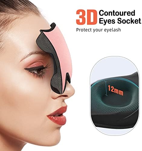 LitBear Sleep Mask for Side Sleeper Women Men, Eye Mask for Sleeping - Image 3