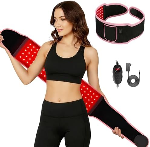 Adjustable Red Light Therapy Belt, 105 3-in-1 LEDs, 660nm&850nm Waist Wrap by Unknown