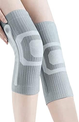 JUMISEE (One Pair Cotton Knee Sleeves for Knee Support, Circulation Improvement & Pain Relief Compression Knee Brace - Image 2