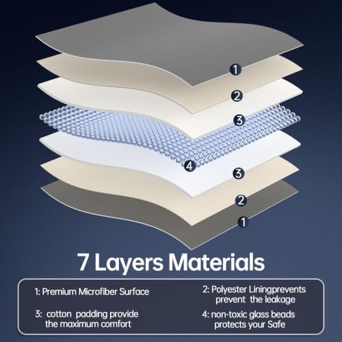 HCOIW Weighted Blanket for Adults Queen Size Heavy Blanket, 20 lb 60” x 80” - Image 3