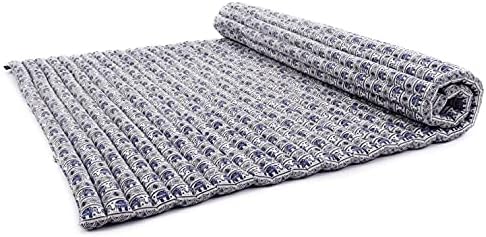 Leewadee Extra Wide Thai Roll Mat 75 x 57 inches Kapok Firm by Leewadee
