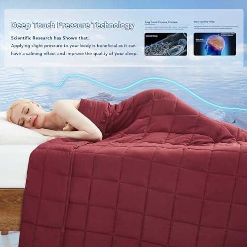 Topcee Weighted Blanket (25lbs 88"x104" Cal King Size) Soft Cooling Heavy Blanket Sleeping, Apply to 240-260 lbs Body, Thick Breathable Blanket with Glass Bead, Easy Care - Image 3