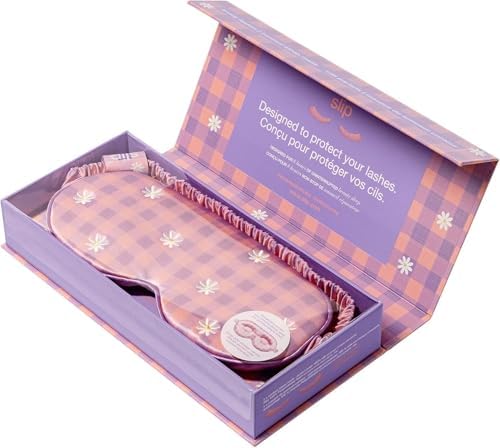 Slip Silk Contour Sleep Mask, Posie - Lash-Friendly Design, Blocks Light - Image 2