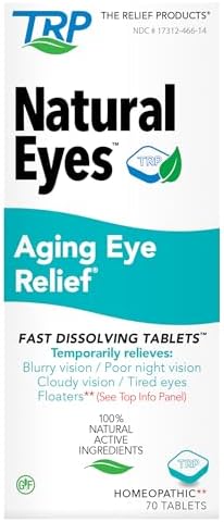 Aging Eye Relief Fast Dissolving Tablets - for Eye Health, Poor Night Vision, Tired Eyes, Dryness and Redness by TheReliefProducts