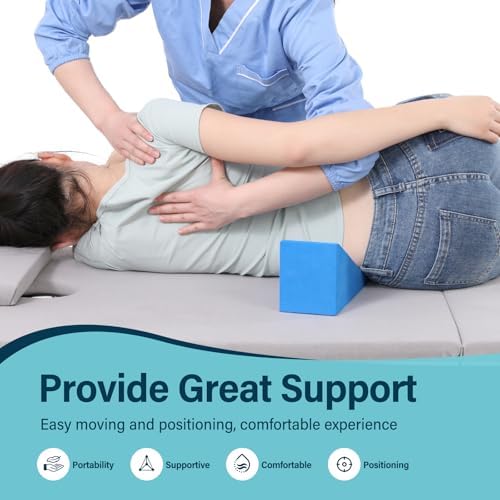 Pelvic Sacral SOT Blocks 2pcs, Chiropractic Wedge Blocks for Sacral & Pelvic Support, Dejarnette Style Chiropractor SOT Blocks Physical Therapy Wedges for HIPS - Image 6