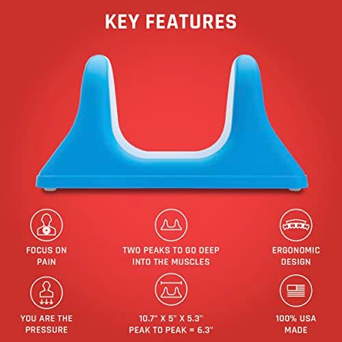 PSO-RITE Psoas Muscle Release Tool - Genuine Deep Tissue Massager Device for Back, Hip Flexor Relief and Recovery, Durable for Athletes, Physical Therapy, Trigger Point Pain- Ocean Blue - Image 3