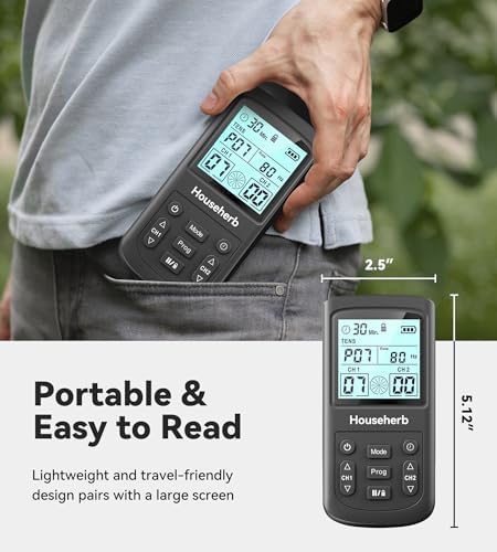TENS Unit Muscle Stimulator for Pain Relief, EMS Massager, Dual Channel - Image 6