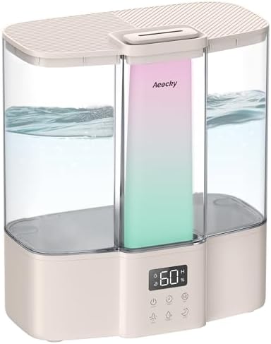 AEOCKY Geek-Level Ultrasonic Humidifier, 4L Top-Fill Cool Mist Diffuser by AeockyDirect
