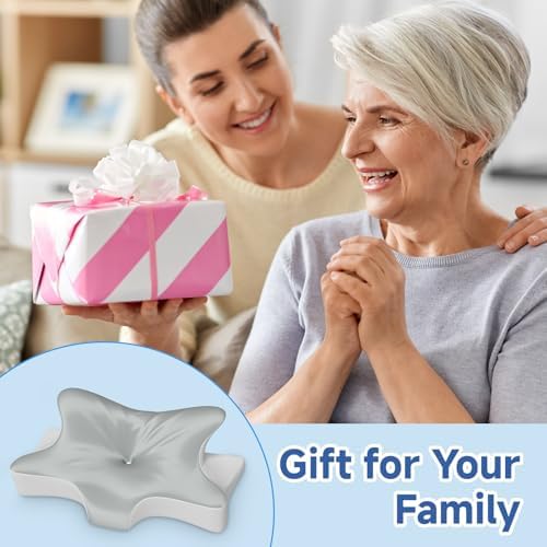 Cervical Neck Pillow for Pain Relief & Sleeping, Ergonomic Posture Pillow Neck Support, Cooling Memory Foam, Orthopedic Contour Pillow for Side Back Stomach Sleepers, Grey - Image 7