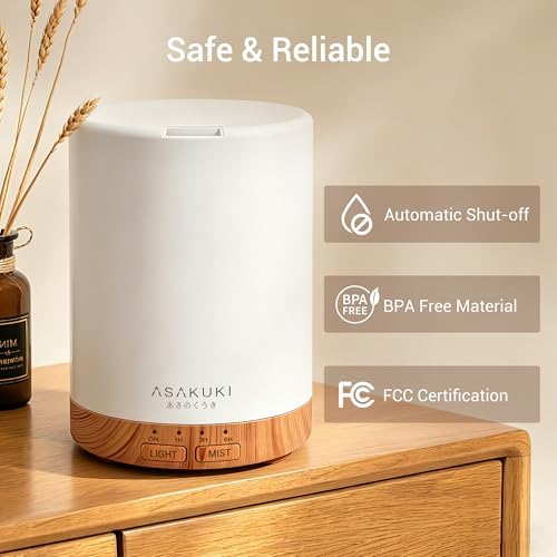ASAKUKI Essential Oil Diffuser for Home 300 ml Quiet - Image 3