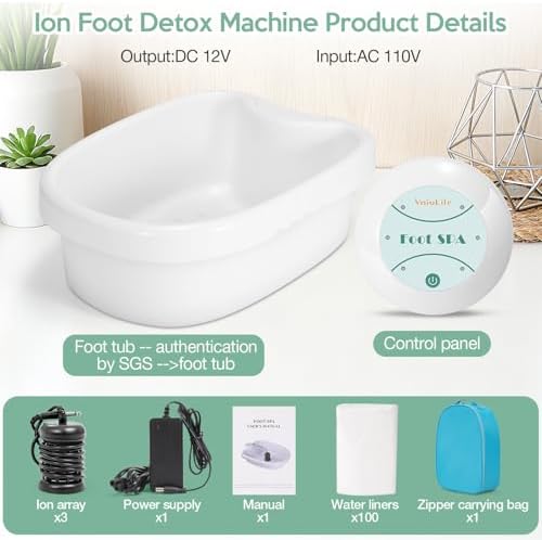Ionic Foot Bath Detox Machine, Foot Spa with 3 Ionic Arrays - Image 6