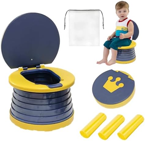 Portable Potty for Toddler,Travel Potty Seat for Toddler,Travel Toilet Kids by SunnySmile