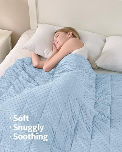 Mr. Sandman Weighted Blanket for Adults, Queen Size 15 lbs, 60 x 80 Inches - Image 6