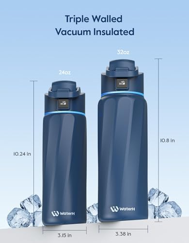 WaterH BOOST Smart Water Bottle Tracker with Reminder to Drink Water, 24oz - Image 5