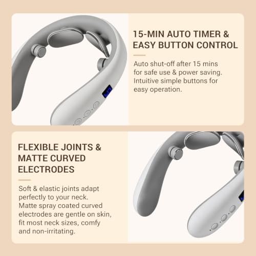Neck Massager with Heat, Cordless Protable for Pain Relief,for Women - Image 4