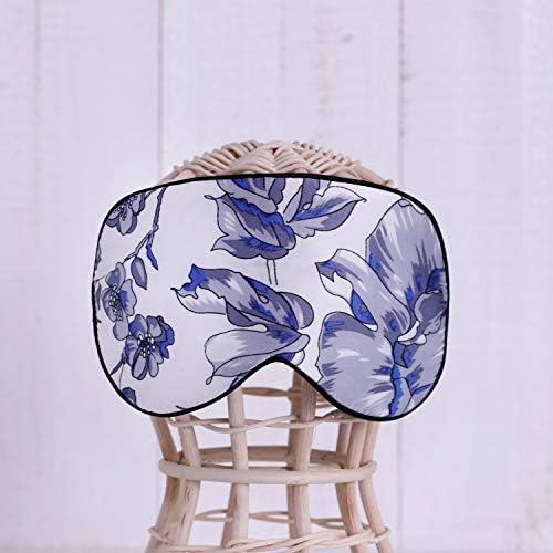 Maxfeel 100% Pure Silk Eye Mask - Sleep Eye Cover in Printed Colors (#11) - Image 4