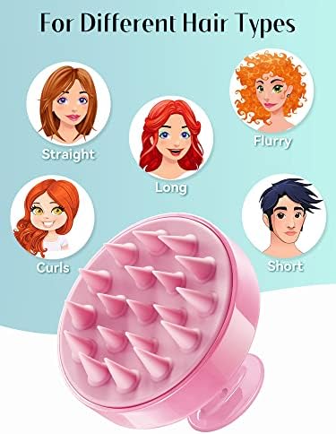 HEETA Scalp Massager Hair Growth Scrubber for Dandruff Removal Hair Care - Image 6
