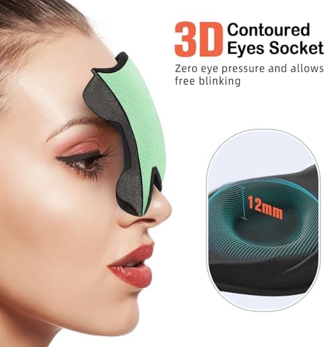 LitBear Sleep Mask for Side Sleeper Women Men, Eye Mask for Sleeping - Image 4