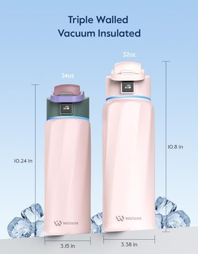 WaterH BOOST Smart Water Bottle Tracker with Reminder to Drink Water, 32oz - Image 5