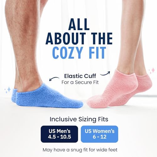 Dr. Frederick's Original Moisturizing Gel Socks, Blue Haven, 1 Pair - Image 5