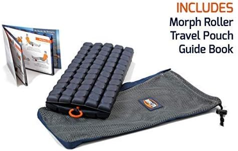 Brazyn Morph Bravo Foam Roller Bundle for Home, Gym, Office, Travel, Athletes | Collapsible & Lightweight Roller for Trigger Point Massage & Mobility Stretching Strap | Multi-Functional 12-Loop Strap - Image 3