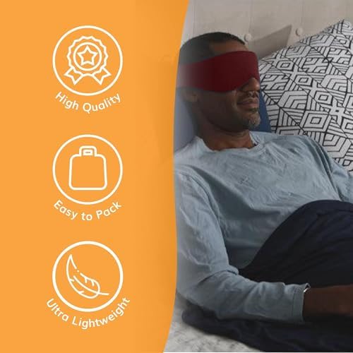 HappyLuxe Sleep Mask for Women & Men | USA Made Eye Masks for Sleep - Image 6