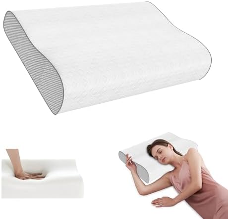 Cervical Pillow for Side Sleepers,Neck Pain Relief, Memory Foam Pillow by Phentzari
