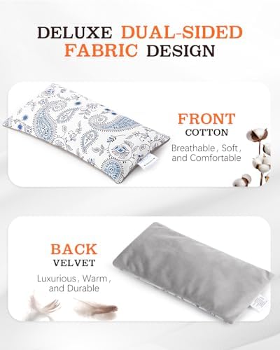 Small Heating Pad, Heating Pad Microwavable for Neck and Shoulder, Cramps, Back Pain Relief, Moist Heat Pad for Muscles and Joints, Self-Care Gifts for Women - Image 5
