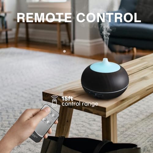 550ml Large Capacity Essential Oil Diffuser with 6 Essential Oil Set - Image 4