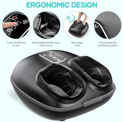LUBBYGIM Foot Massager with Heat, Feet Massage with Shiatsu Deep Kneading - Image 4
