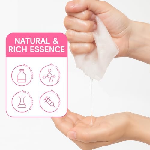 QUIYUM Fruit Face Masks Skincare, Facial Masks for Women Teens Girls-25 Pcs - Image 5