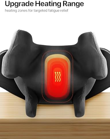 MASGRE Shiatsu Neck and Shoulder Massager, Cordless Back Massager with Heat - Image 4