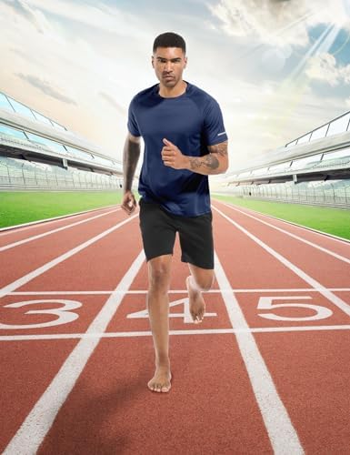 Boyzn 1, 3, 5 or 7 Pack Men's Workout Running Shirts, Dry Fit Moisture Wicking T-Shirt, Gym Athletic Short Sleeve Tee Shirts - Image 5