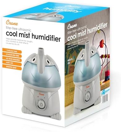 Crane Cute Animal Humidifier for Kids Bedroom and Nursery, Ultrasonic Cool Mist, 1 Gallon, Auto Shut Off, Cool Mist Humidifier - Image 4