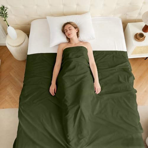 Bulk Full Flat Sheets Only, 6 Pack Quick Sort Top Bed Sheet, Color-Coded Label Threads, Wrinkle-Free Shrinkage Durable Microfiber Hotel Motel Airb&bs Essentials for Hosts (81"x96",Olive Green) - Image 7