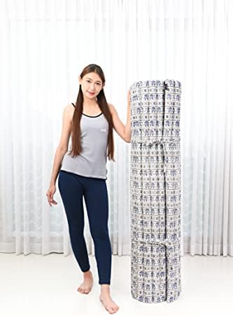 Leewadee Extra Wide Thai Roll Mat 75 x 57 inches Kapok Firm - Image 5