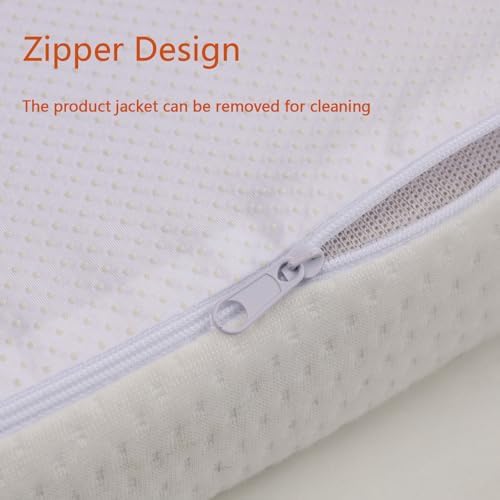Lash Bed Foam Topper for Massage, 73x24x2 inch White Memory Foam, Removable Cover, Non-Slip Elastic Bands - Image 6