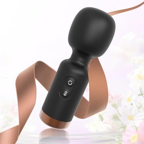 Mini Handheld Massager, Black, Silicone by Unknown