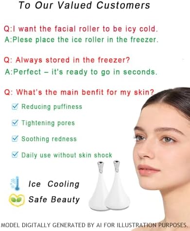Ice Globes Facial Rollers for Face Eyes Neck Pack of 2 with storage box - Image 3