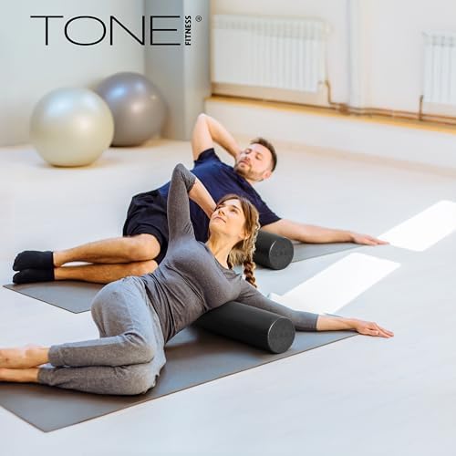 Tone Fitness High Density EPP Foam Exercise Foam Roller for Yoga, Pilates, Stretching, Massage, and Recovery | Multiple Sizes and Colors - Image 6