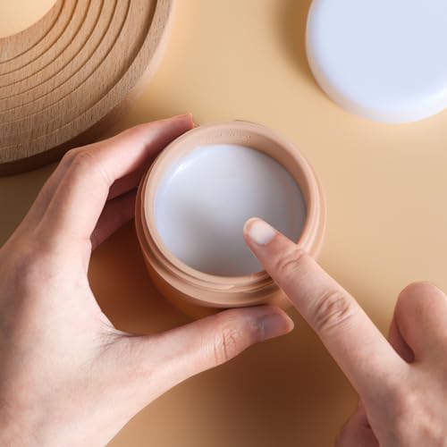 Kuangre Travel Containers for Toiletries, Silicone Cream Jars BPA-Free, Leak-proof 3oz Travel Size Containers, Portable Size Silicone Jars with Lid for Cosmetic Face Hand Body Cream (4 Pack) - Image 4