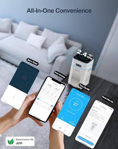 DAYETTE Smart Air Purifier for Home Large Room 3000Ft², App & Alexa Control - Image 5
