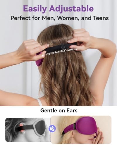 FACEMOON 3D Blackout Weighted Sleep Mask for Women, Relaxation Gift for Mom - Image 4