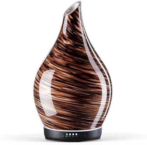 Porseme Essential Oil Diffuser 280ml Handmade Glass Diffuser 7H Runtime by Porseme