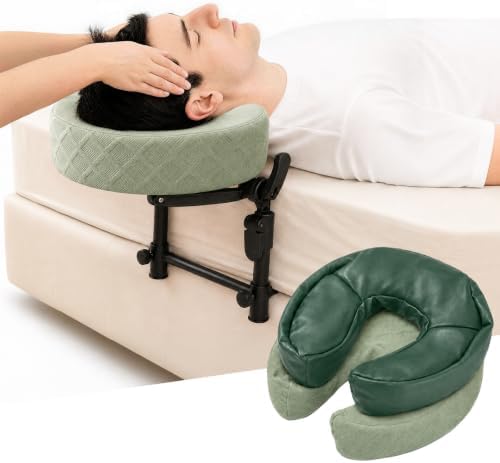 Massage Headrest for Bed, Head Holder & Face Cradle with Face Down Pillow by Unknown